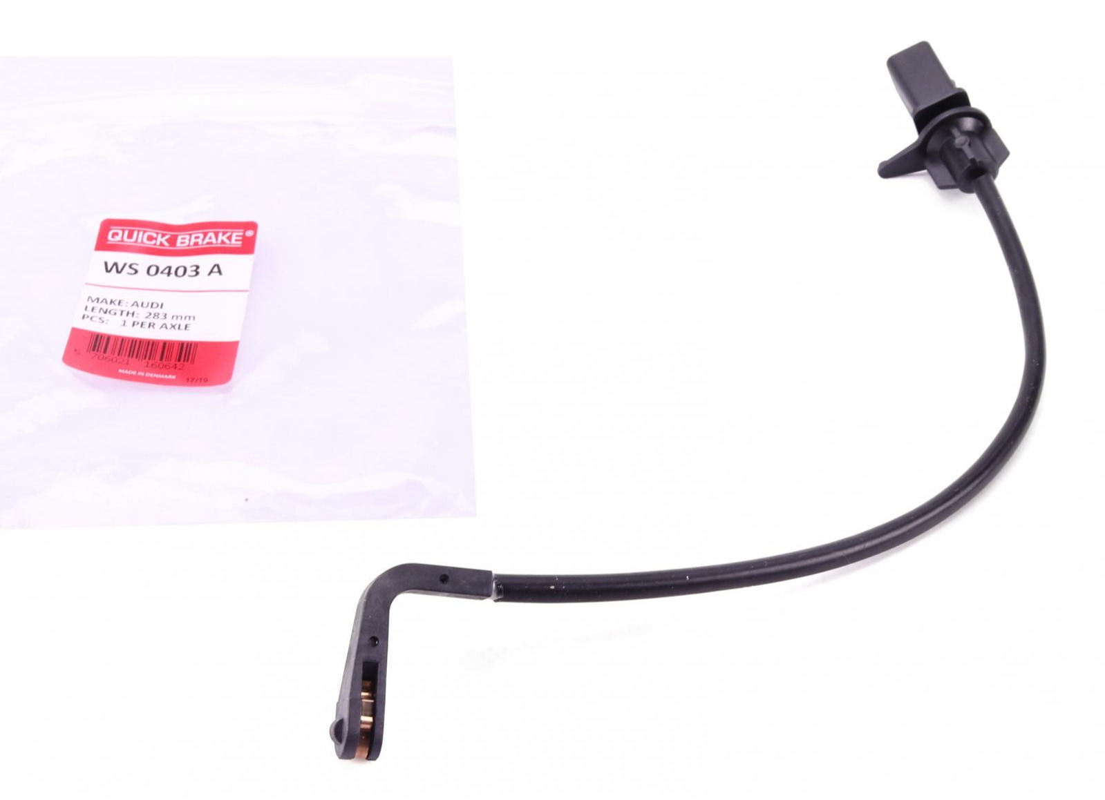 Датчик зносу гальмівних колодок (передніх) audi a4/a5/q5 15- (l=283mm)